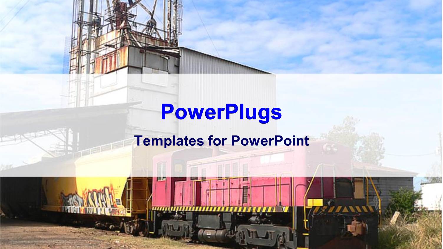 Packed Train on a Sandy Road with a Clear Sky