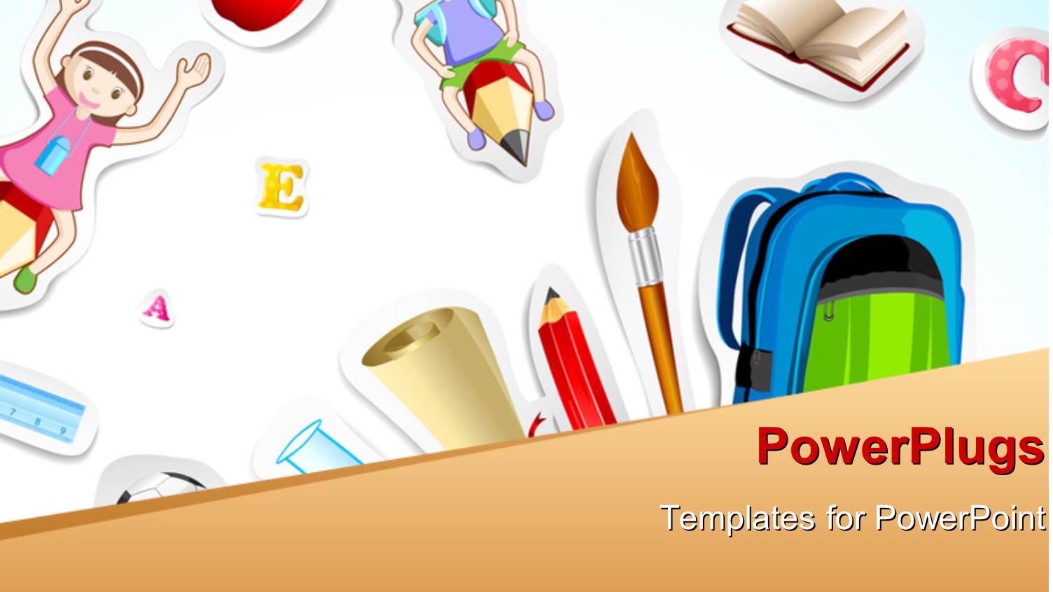 a Paint Brush with a Number of Kids