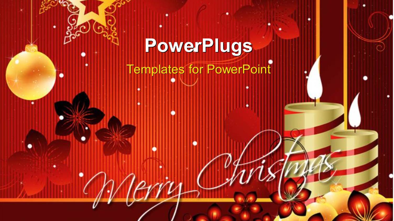 a Pair of Candles and Balls for the Celebration of Christmas