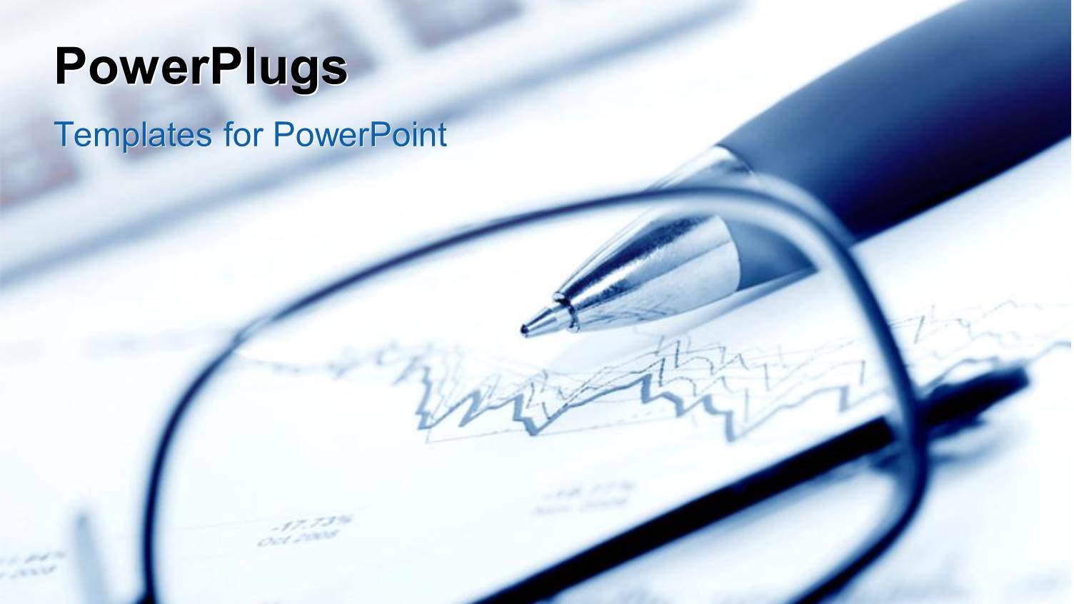 a Pair of Glasses and a Ball Point in the Background