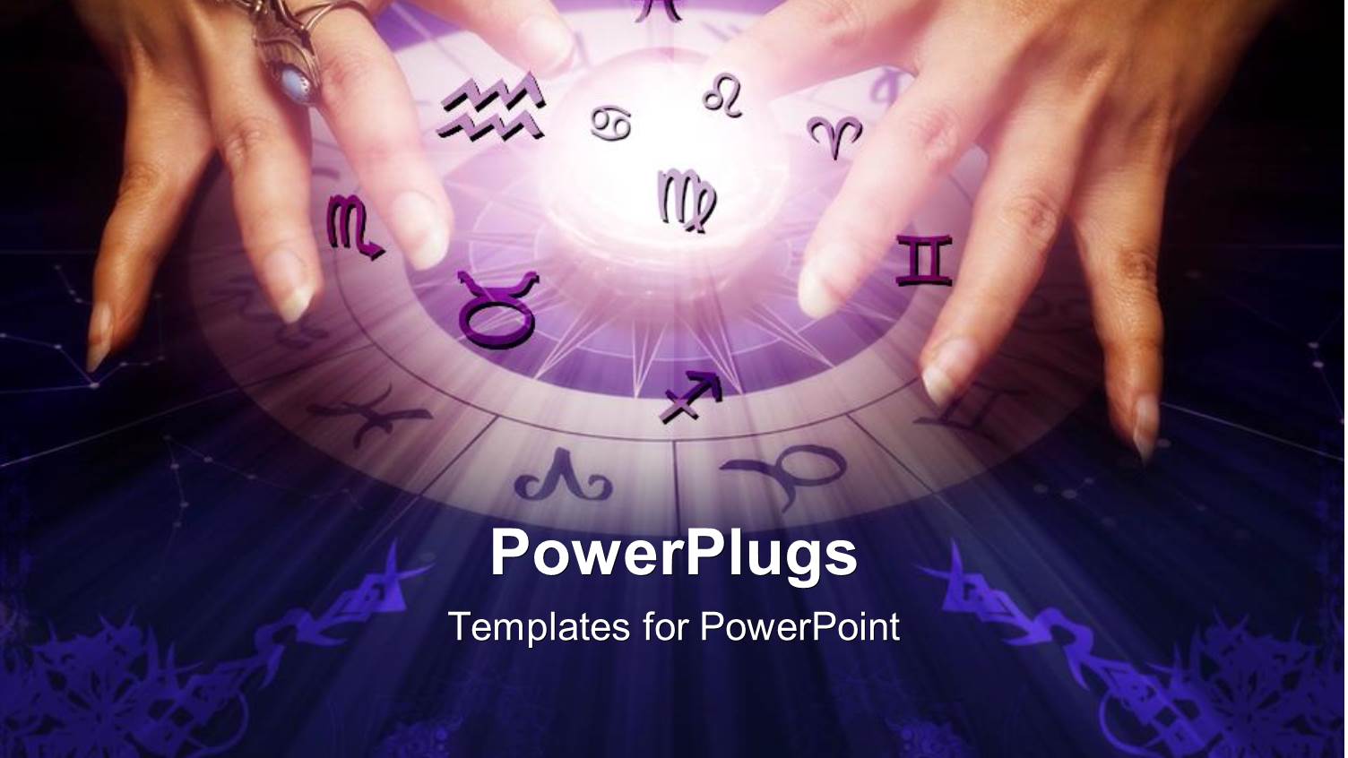 a Pair of Hands Creating Magic while all the Zodiac Signs are Present