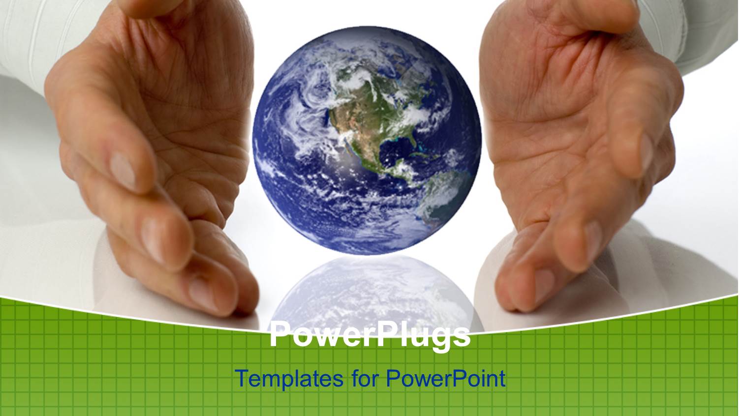 Pair of Hands with a Globe in the Center