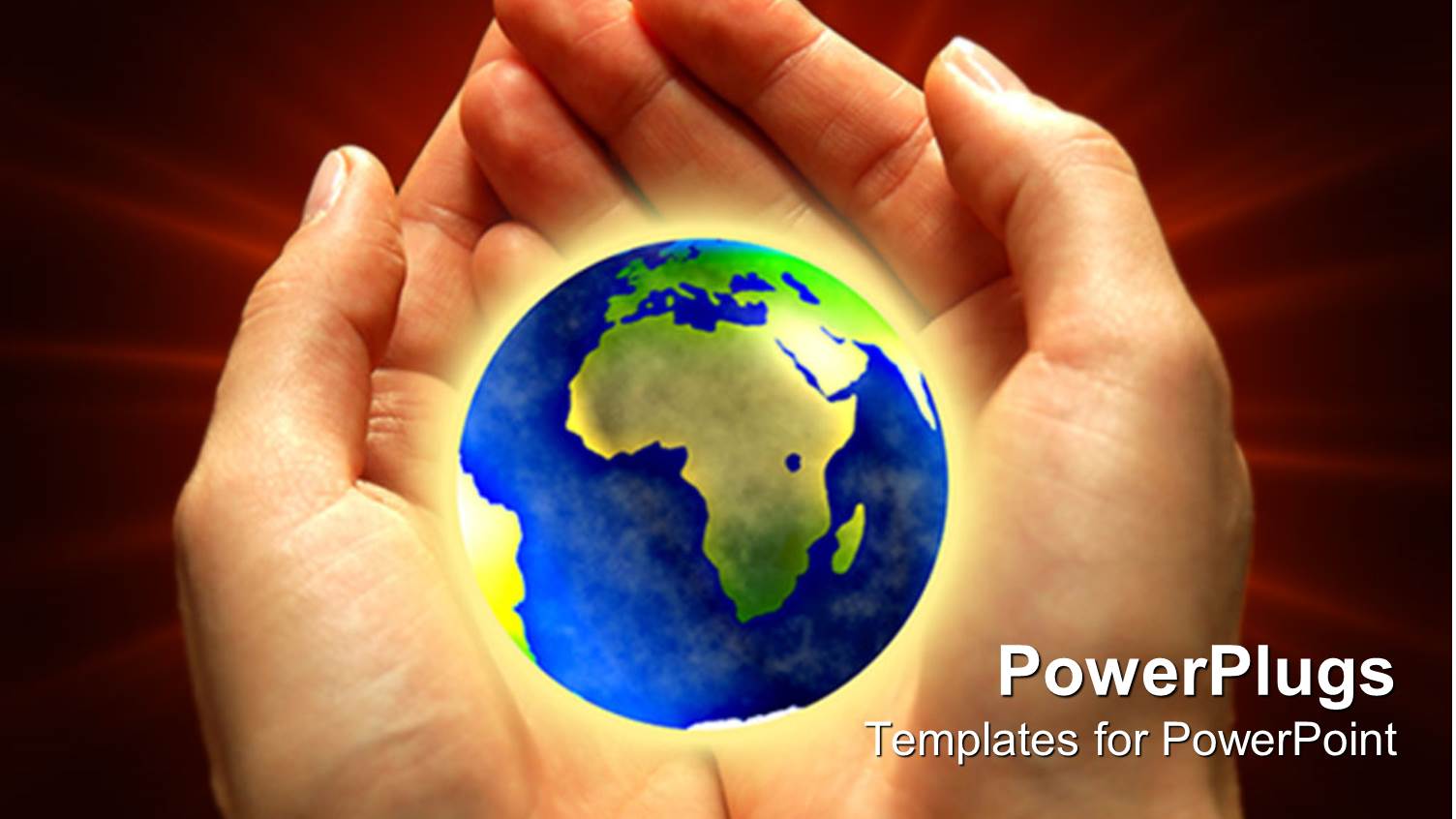 a Pair of Hands Holding the Globe