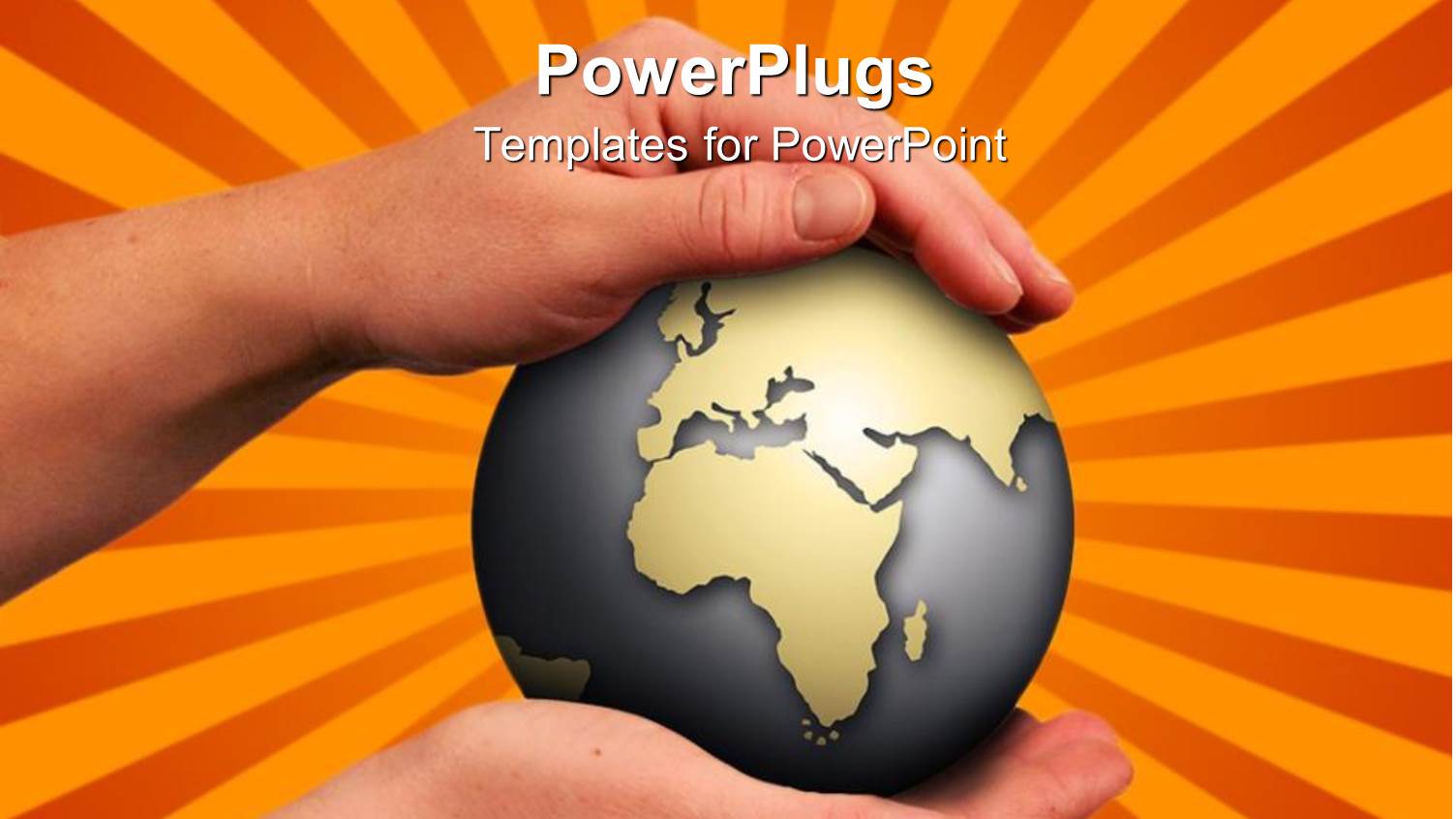 a Pair of Hands Holding the Globe