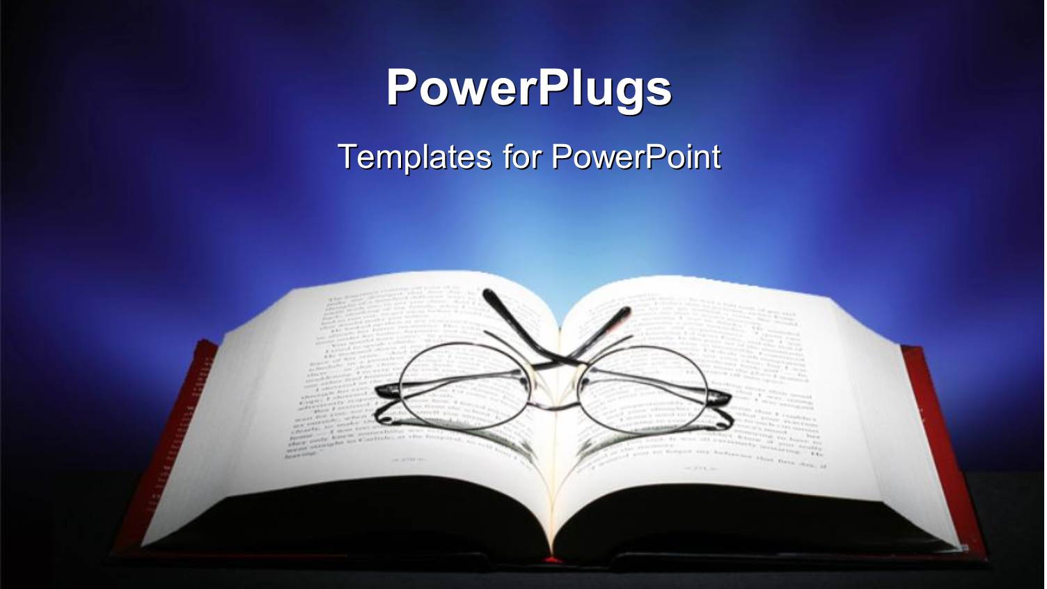 Pair or Reading Eye Glasses on Open Book with Dark Background 