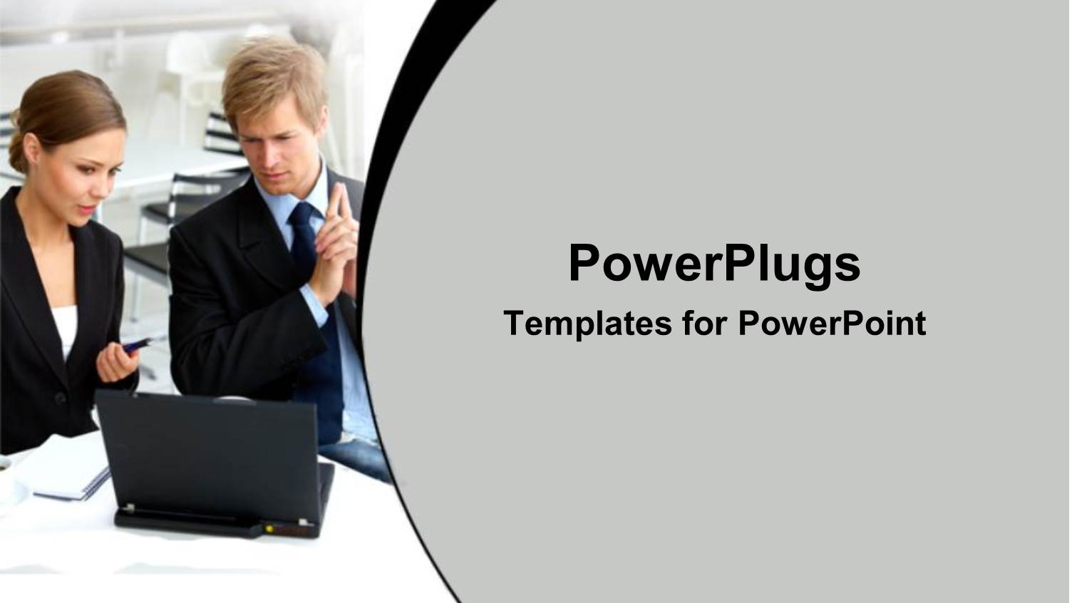 a Pair Working Together with a Laptop