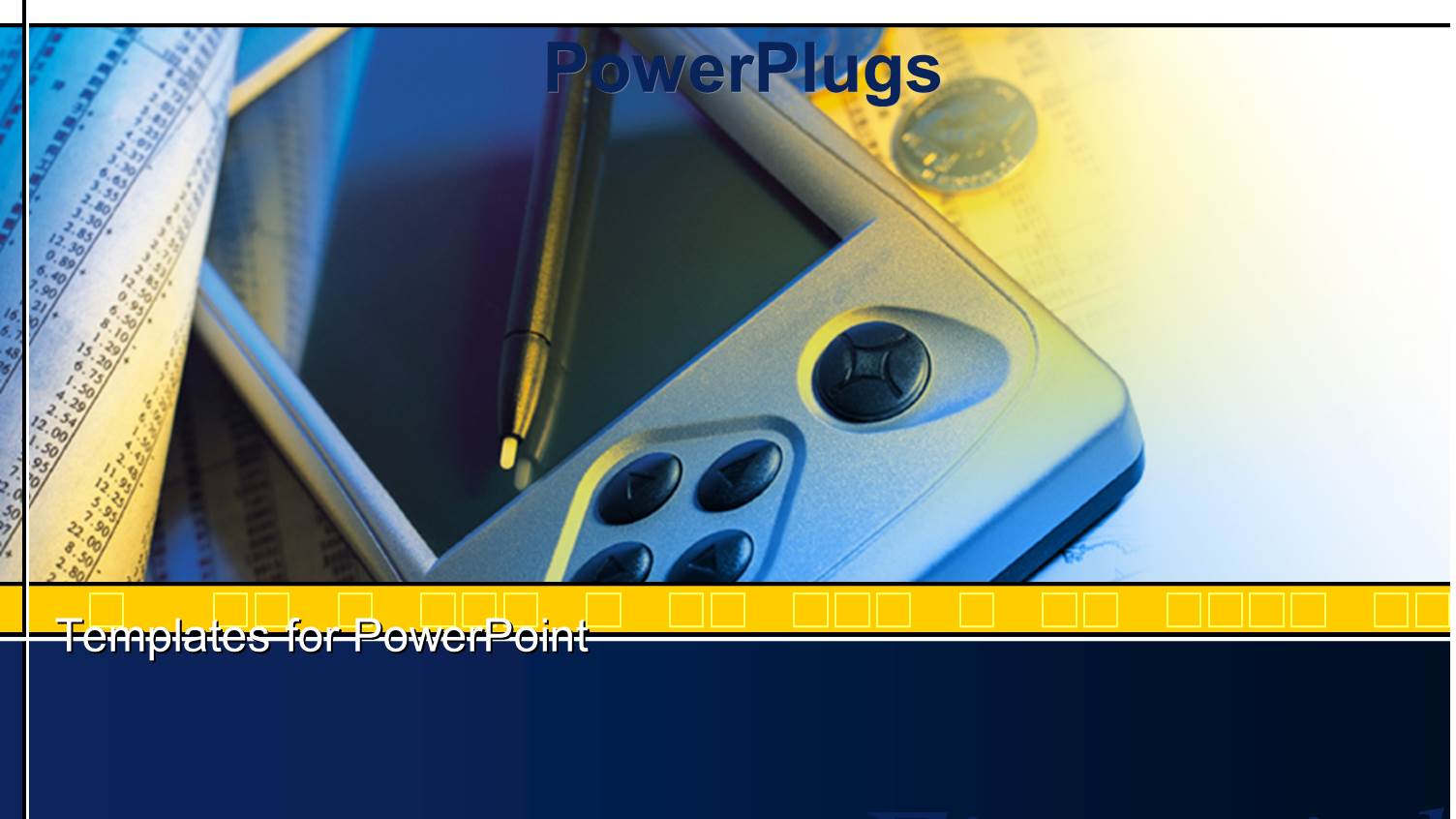 Palm Pilot with Stylus and Newspaper