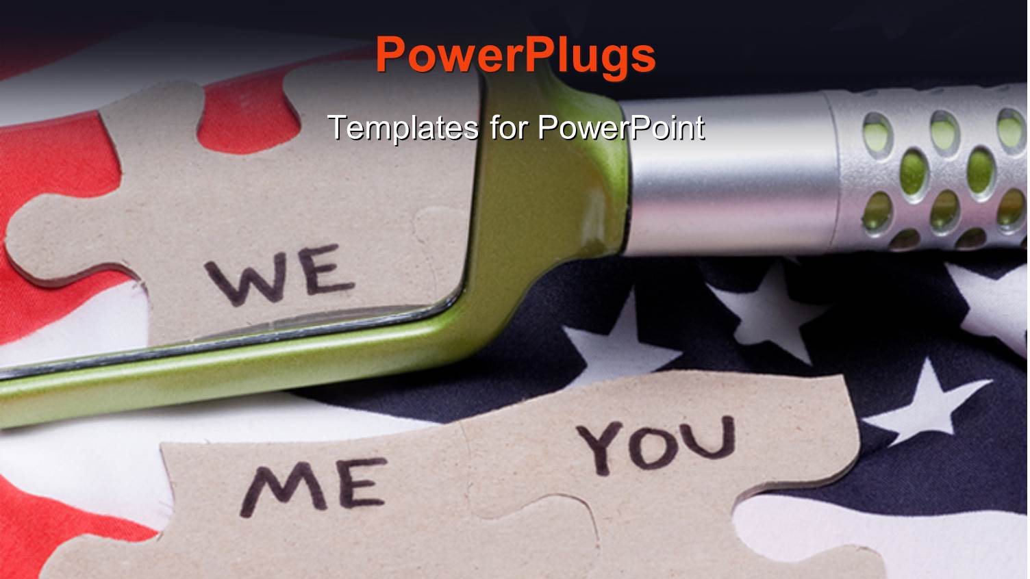 Paper Jigsaw Puzzle Pieces with Text me and you