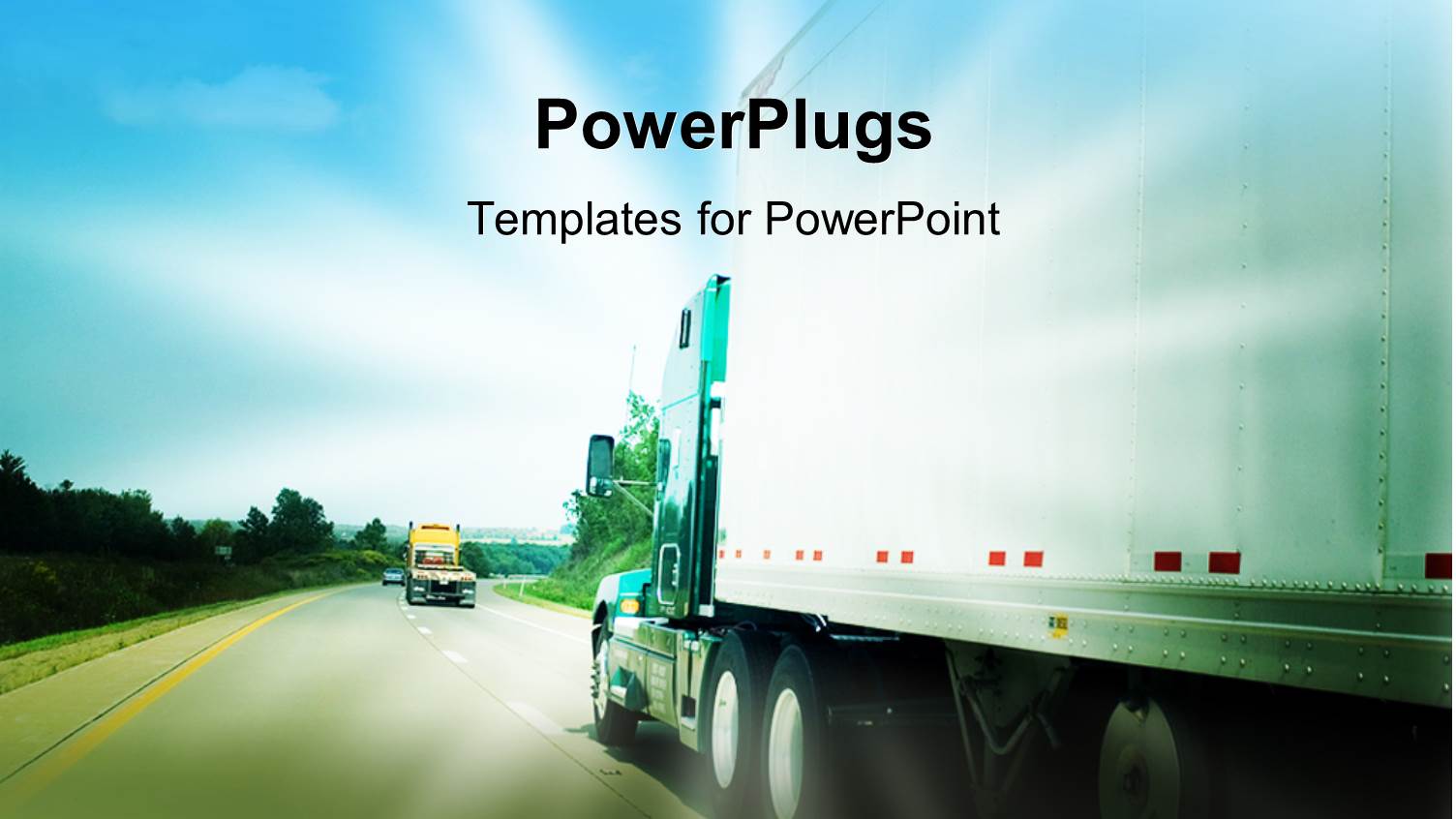 Passing a Transportation Truck on a Highway