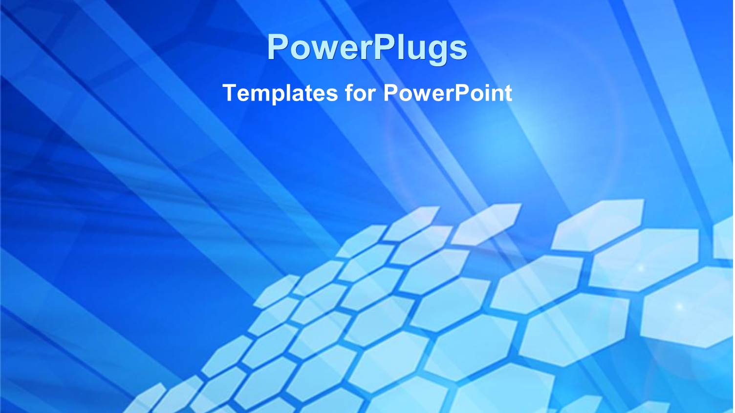 a Pattern of Lots of Honey Comb Shapes on a Blue Background
