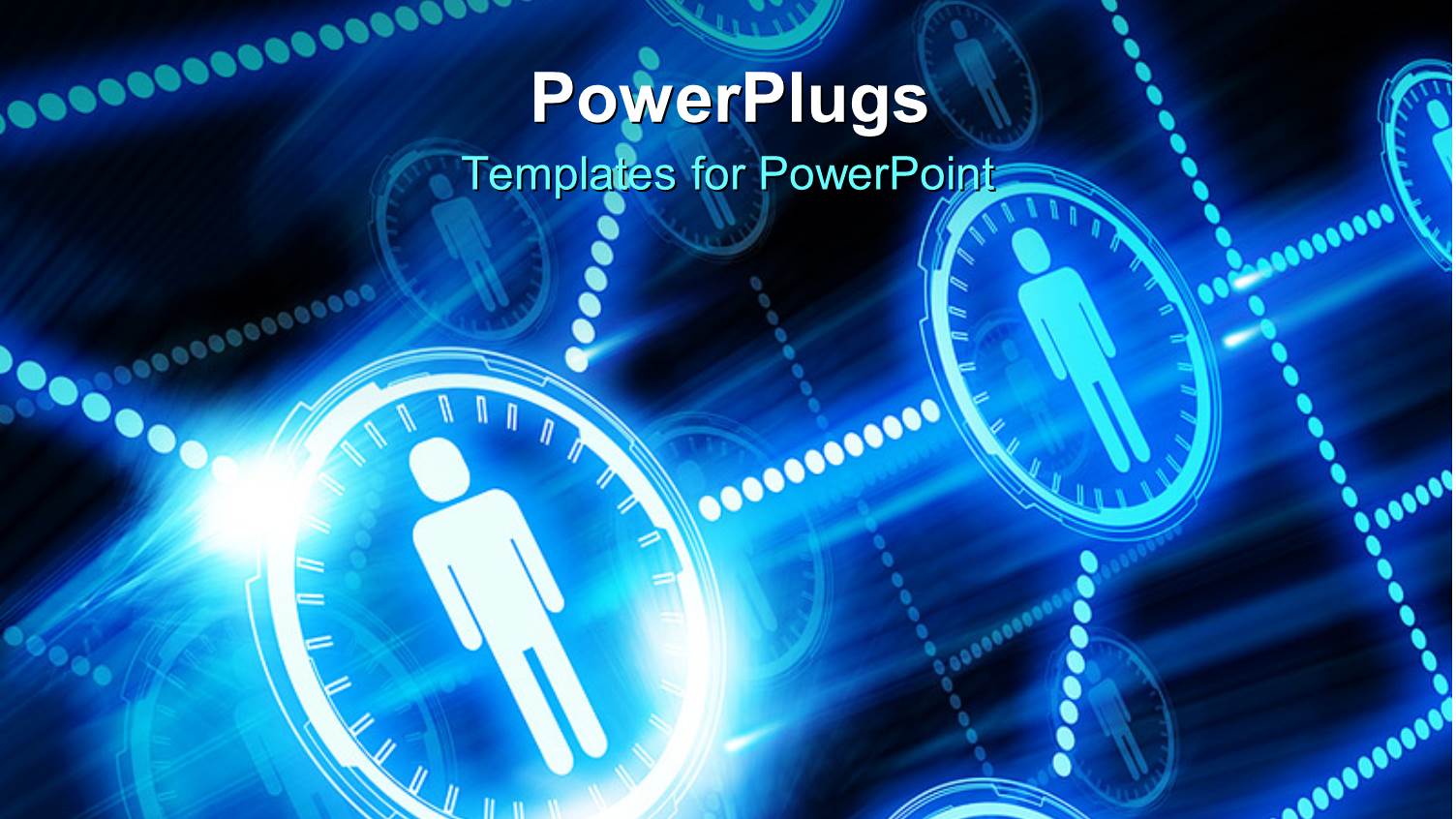 People Connected to Each other in a Network with Black Color