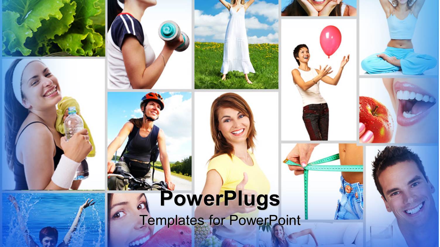 People Exercising and Eating Healthy Foods