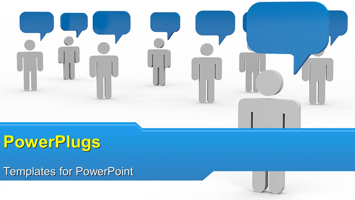 People Talking. Concept of Global Community. Computer Generated Depiction