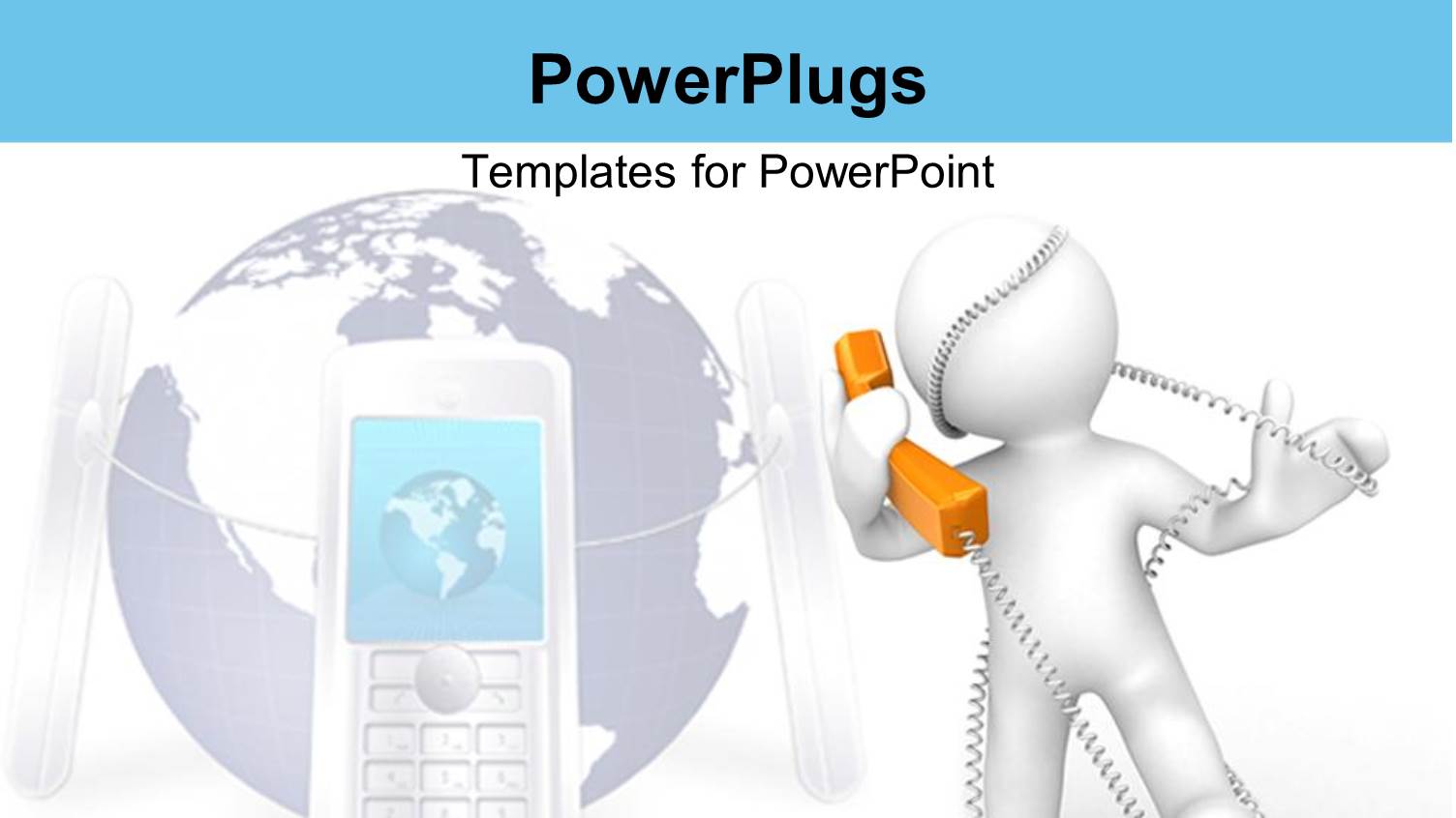 a Person Answering a Telephone Connected with a Cellphone