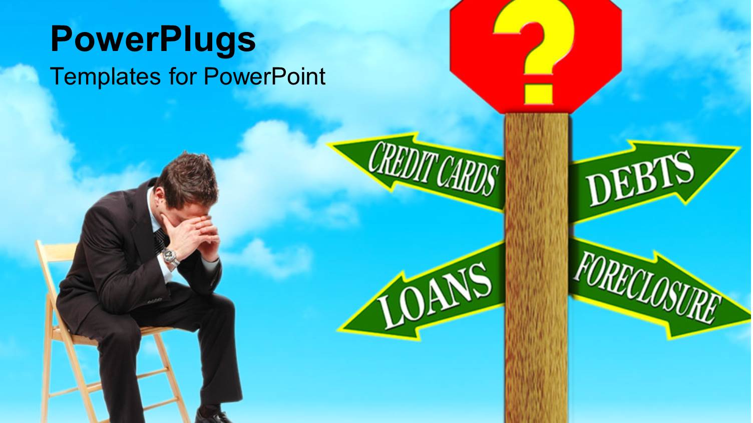 a Person Being Worried and Thinking about Debts, Credit Cards and Loans