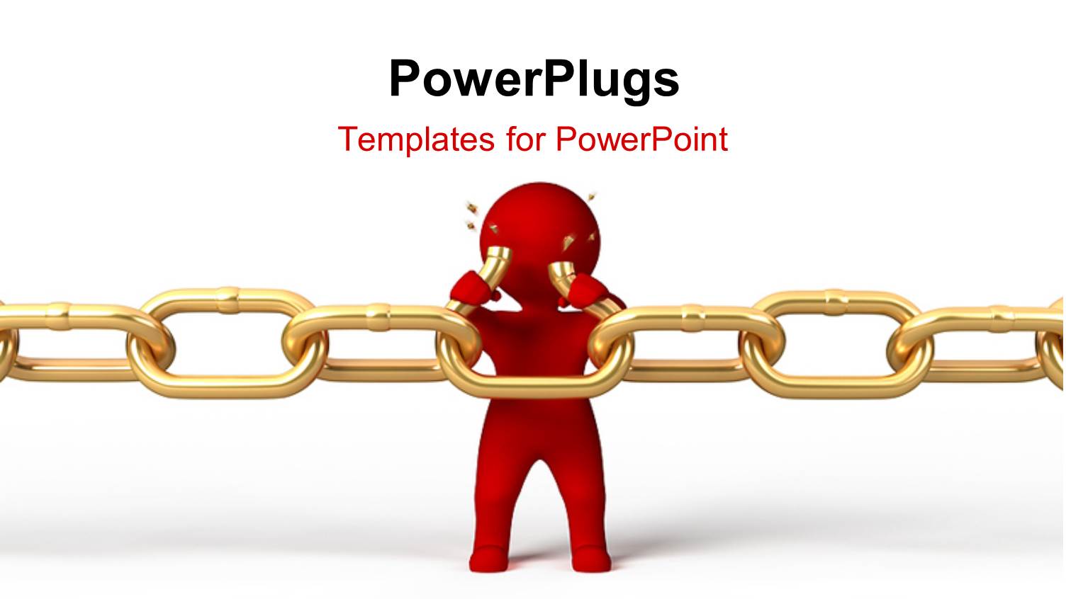 a Person Breaking the Chain with Hands