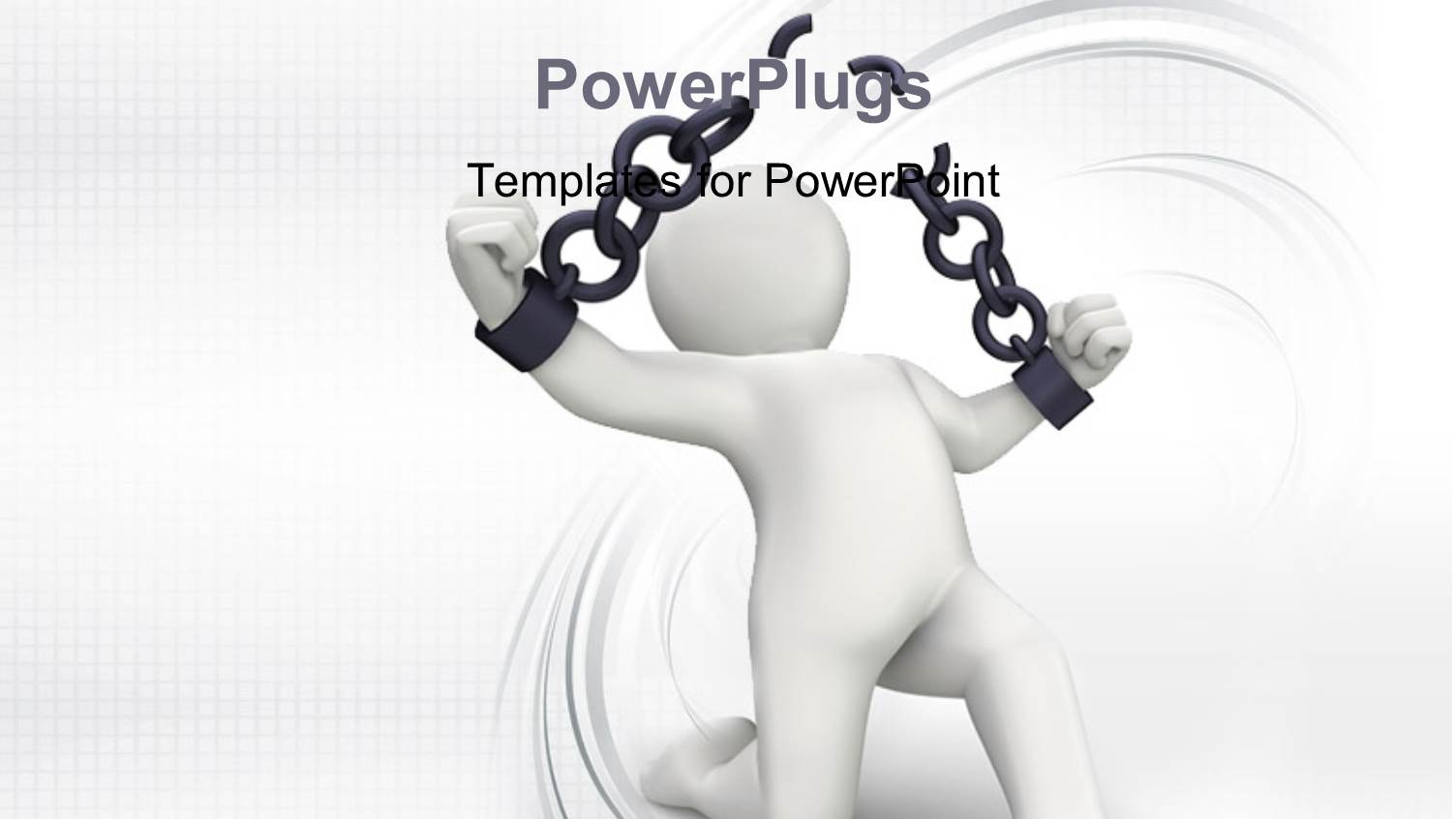 a Person with a Chain and White Background