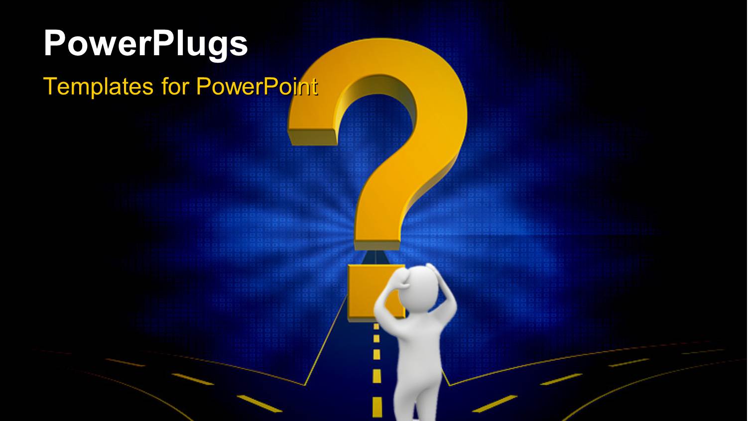 a Person Confused with Bluish and Blackish Background