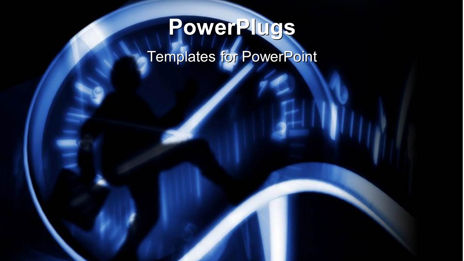 a Person Dancing with Clock in the Background