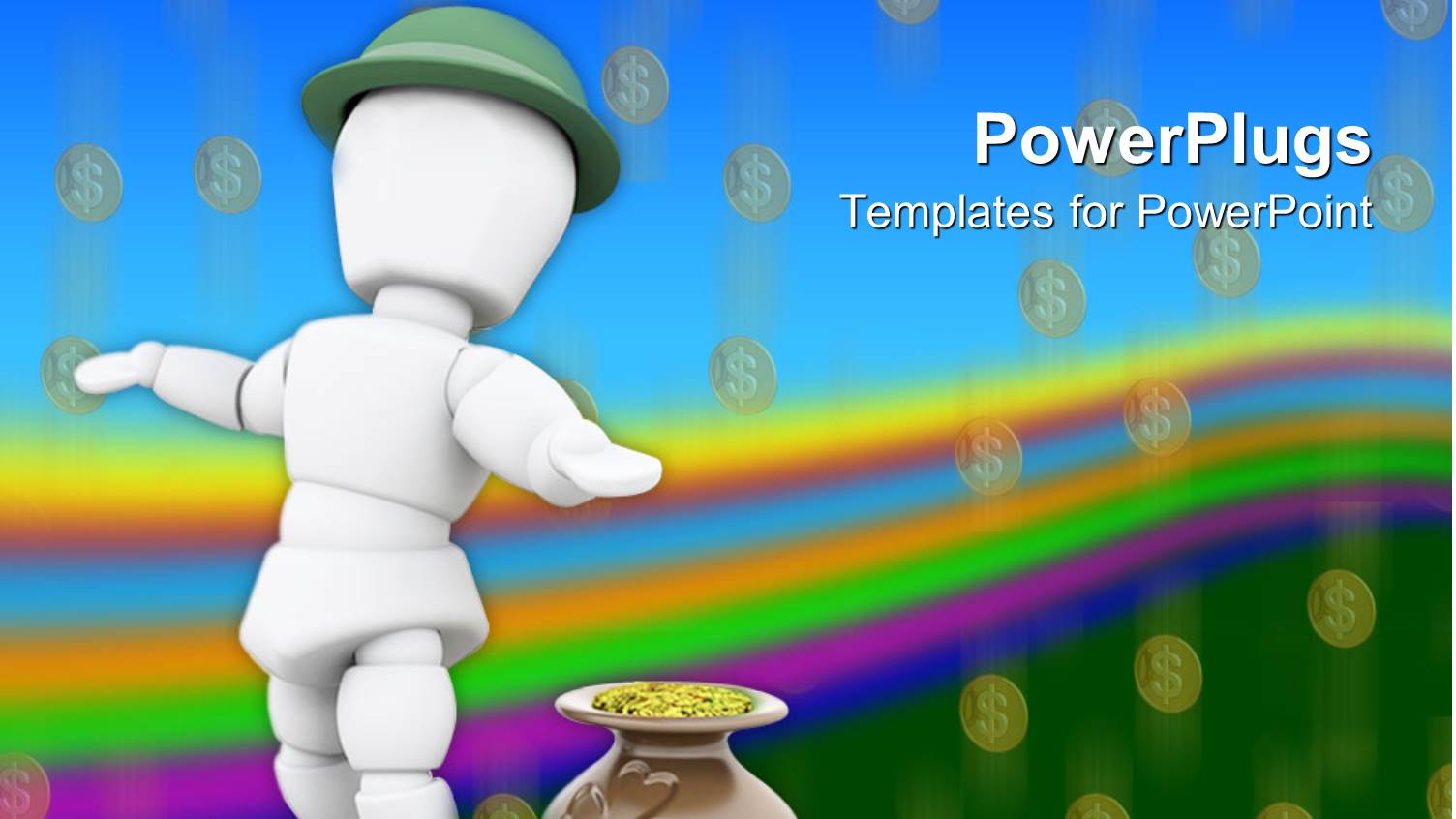 a Person Dancing with Rainbow in the Background