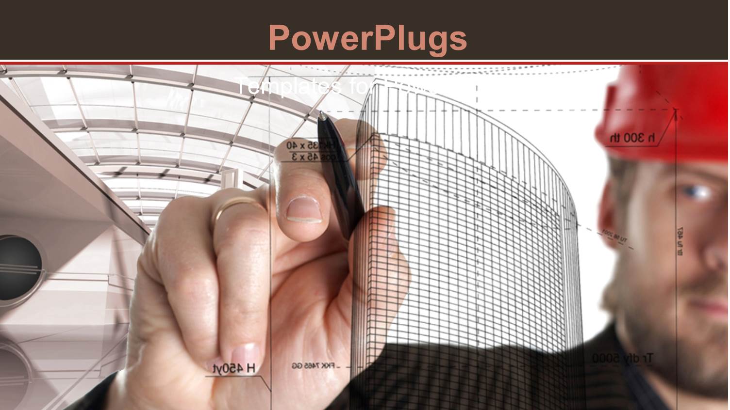 a Person Designing a Building with him in Background