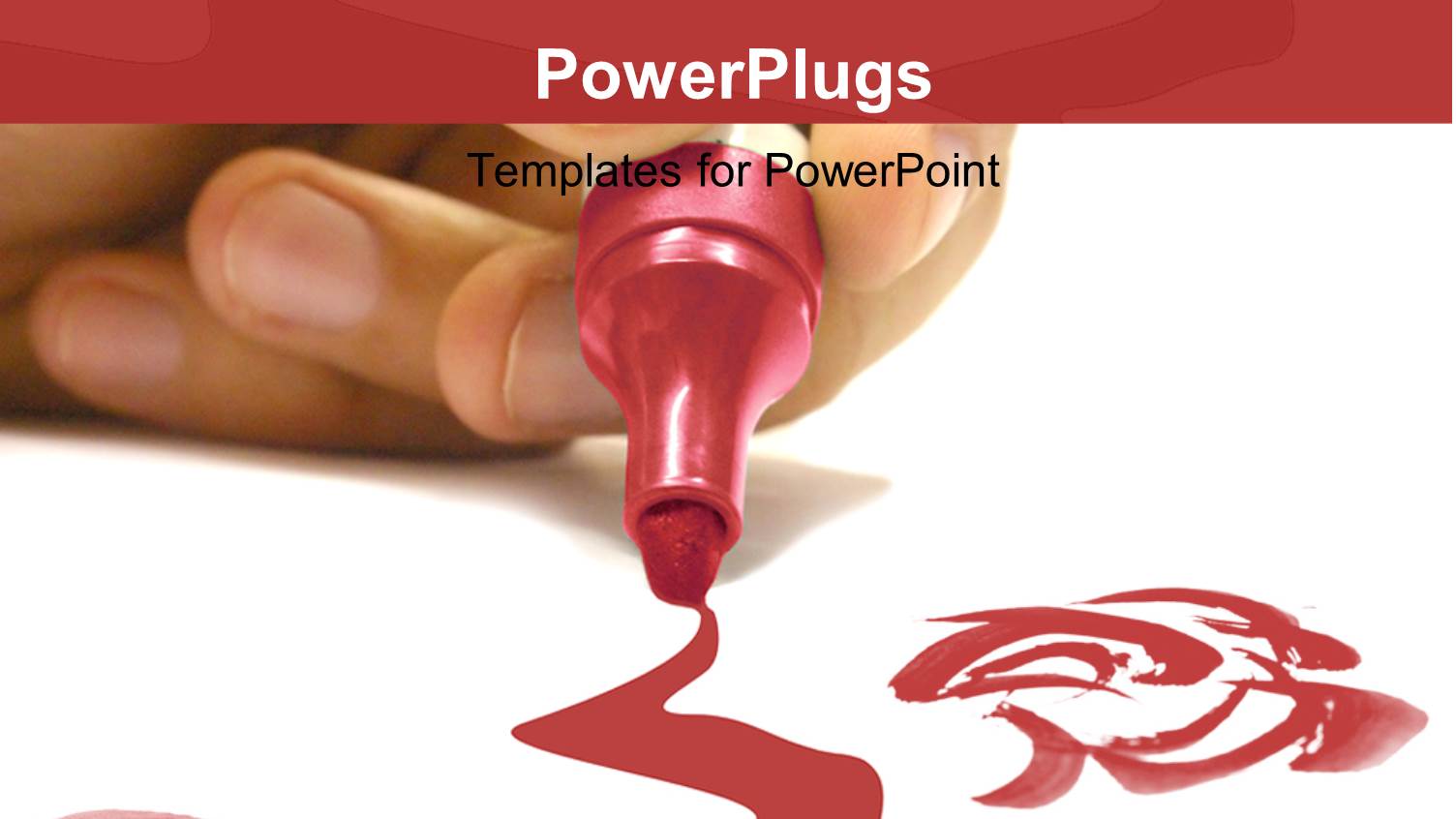 a Person Drawing with a Marker