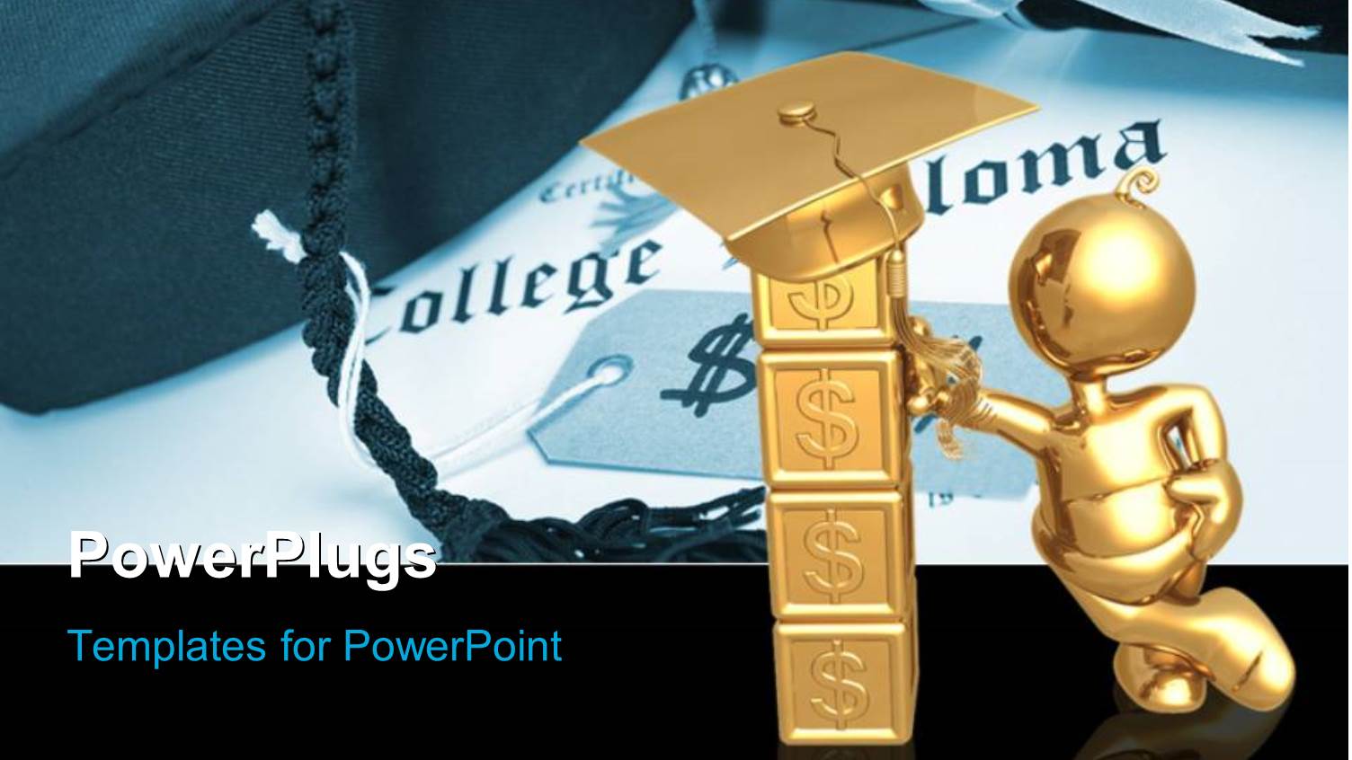 a Person with a Graduation Cap and Place for Text