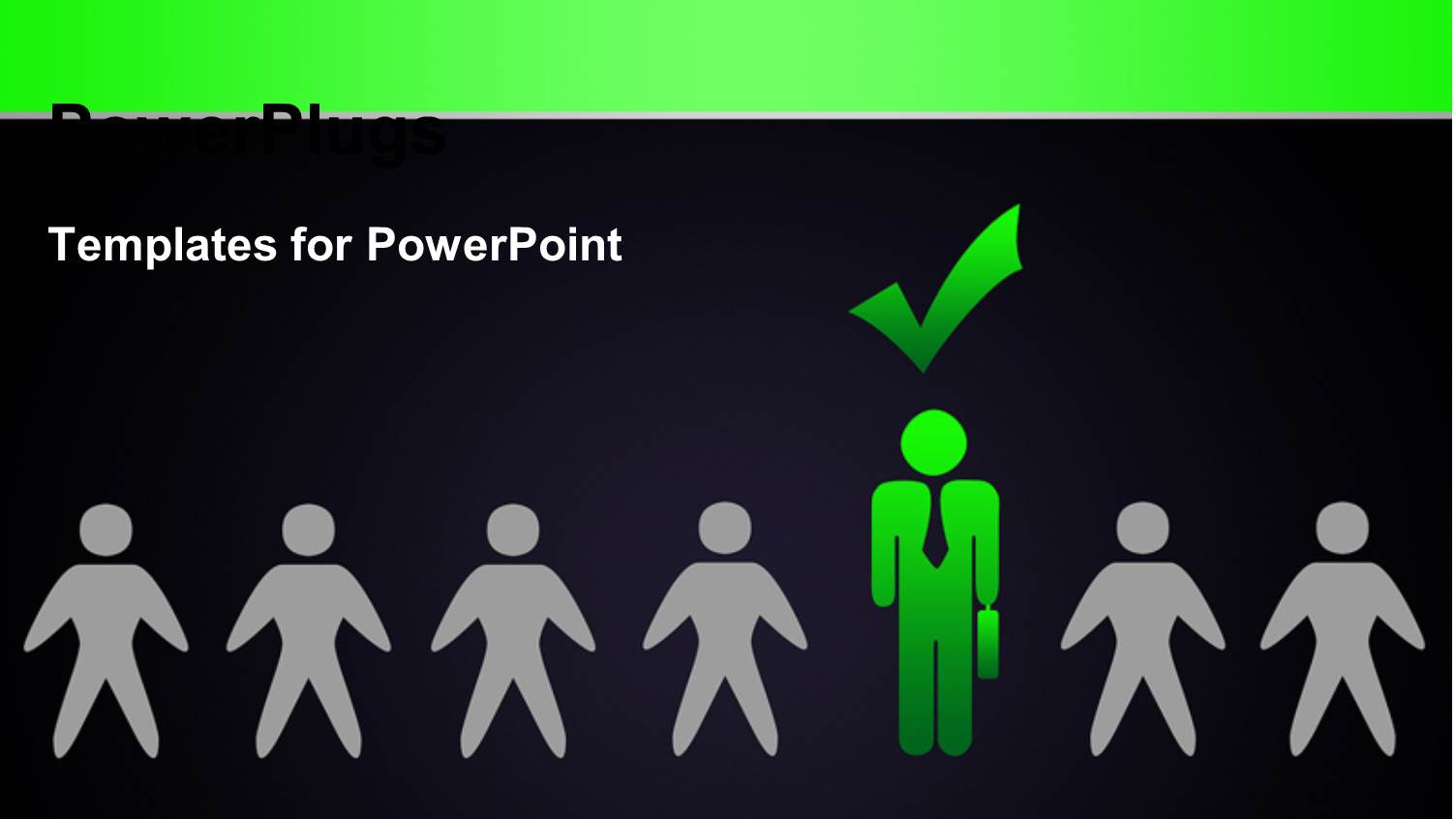 Person in Green Selected Against the Rest with Black Color