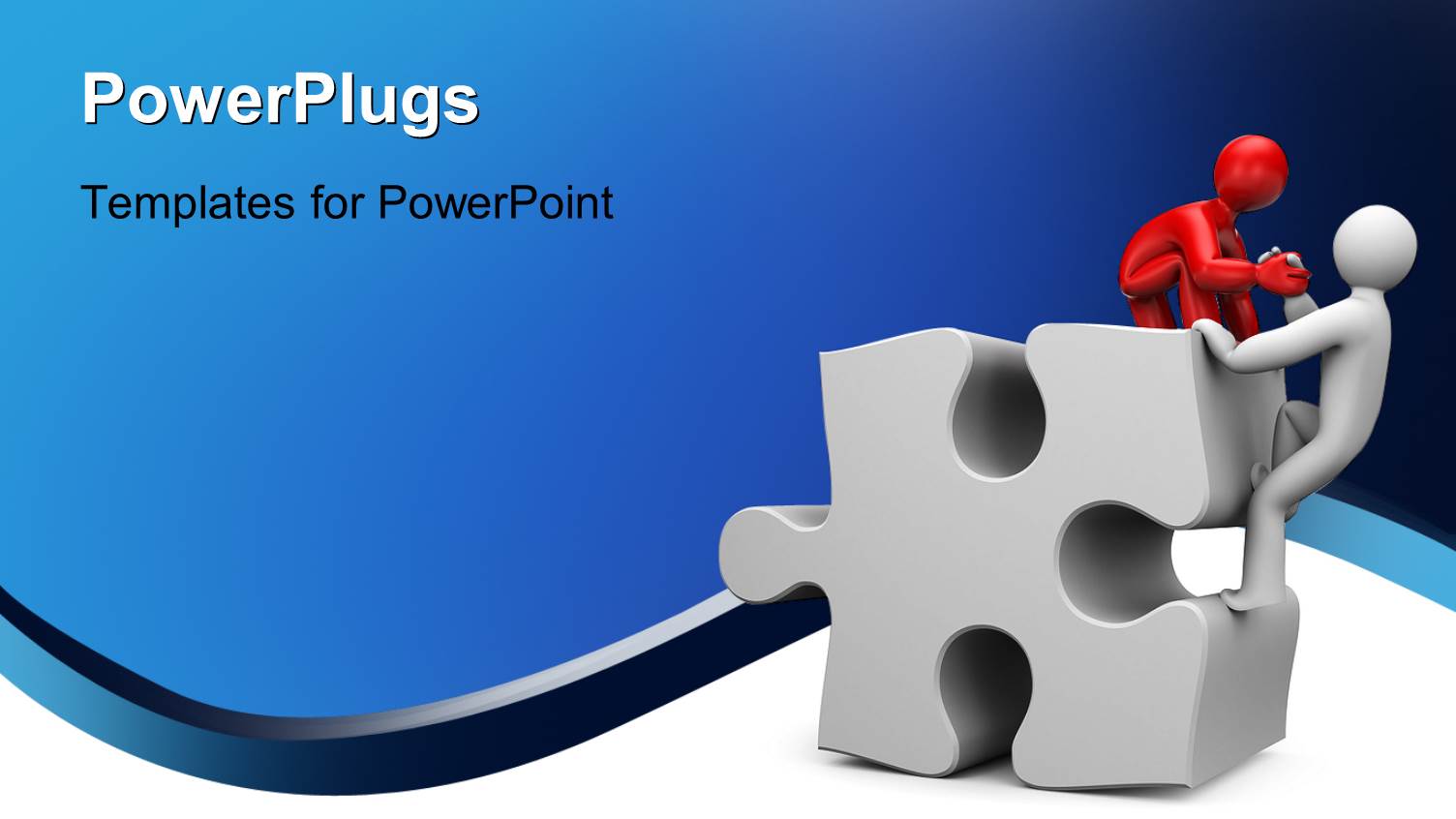 a Person Helping the other One to Come on Top of a Puzzle Piece