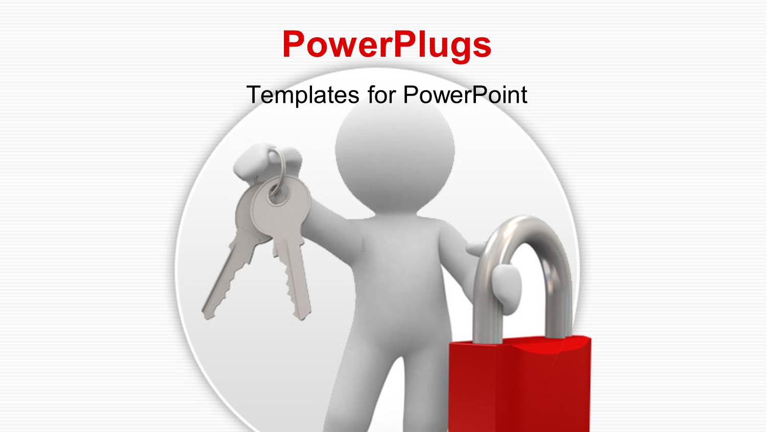 a Person Holding the Lock with the Keys in the other Hand