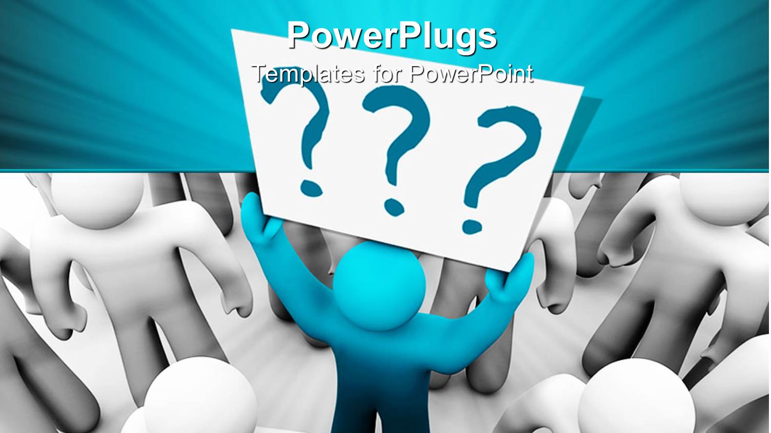 a Person Holding a Play Card with Bluish Background