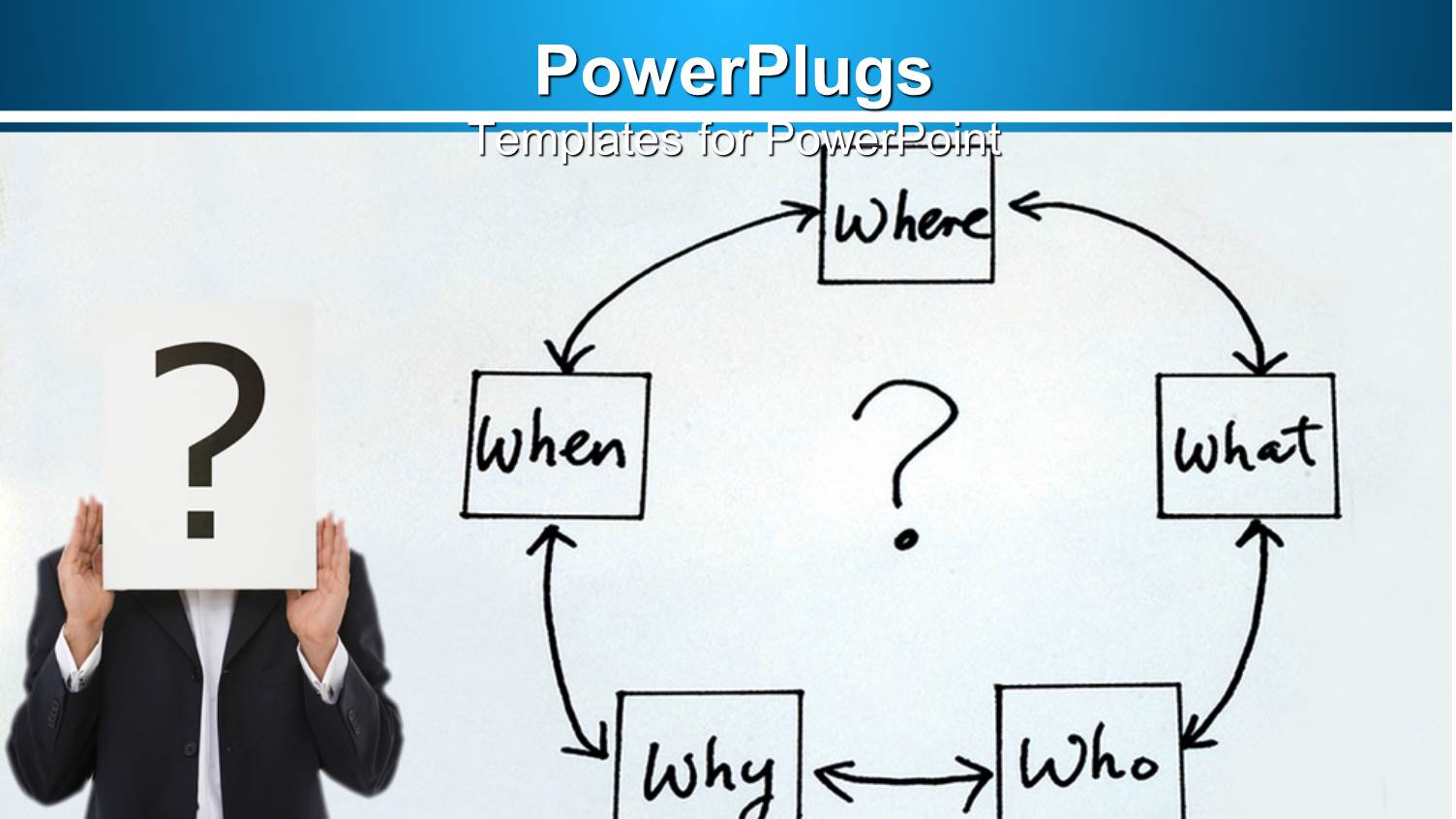 a Person Holding the Question Mark