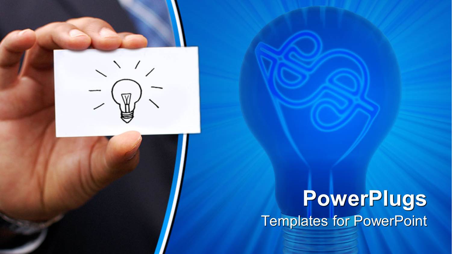 a Person Holding the Symbol of an Idea