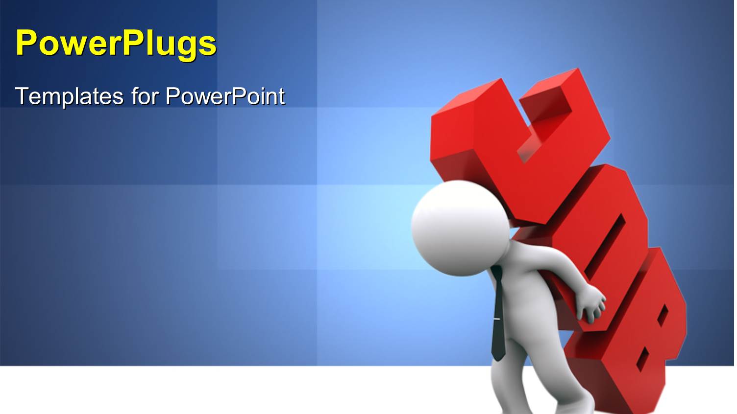 a Person Holding the Word Job