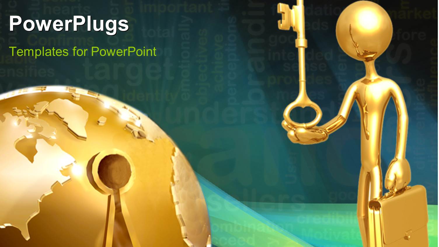 a Person with a Key and a Number of Bullet Points