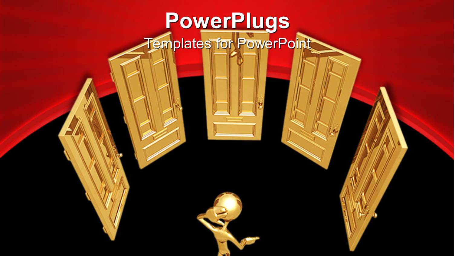 a Person Looking for the Correct Door to Open