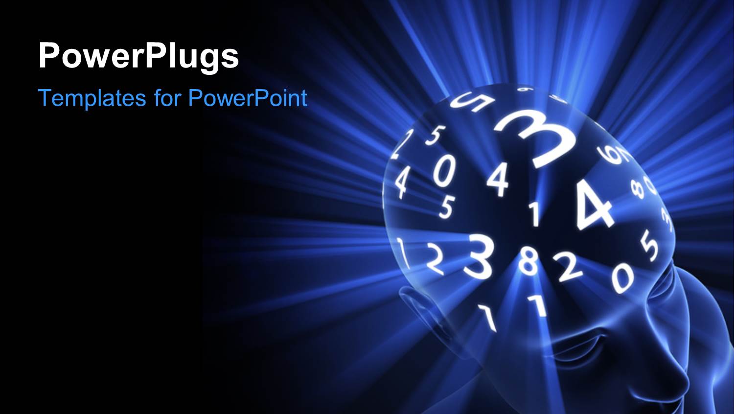 a Person with a Lot of Numbers with Blackish Background