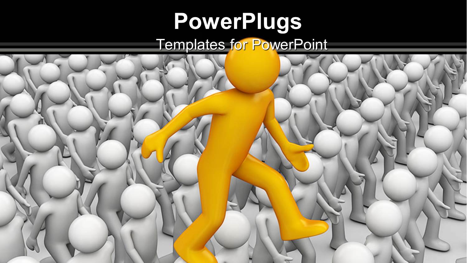 a Person Mocking the Crowd who are all the Same