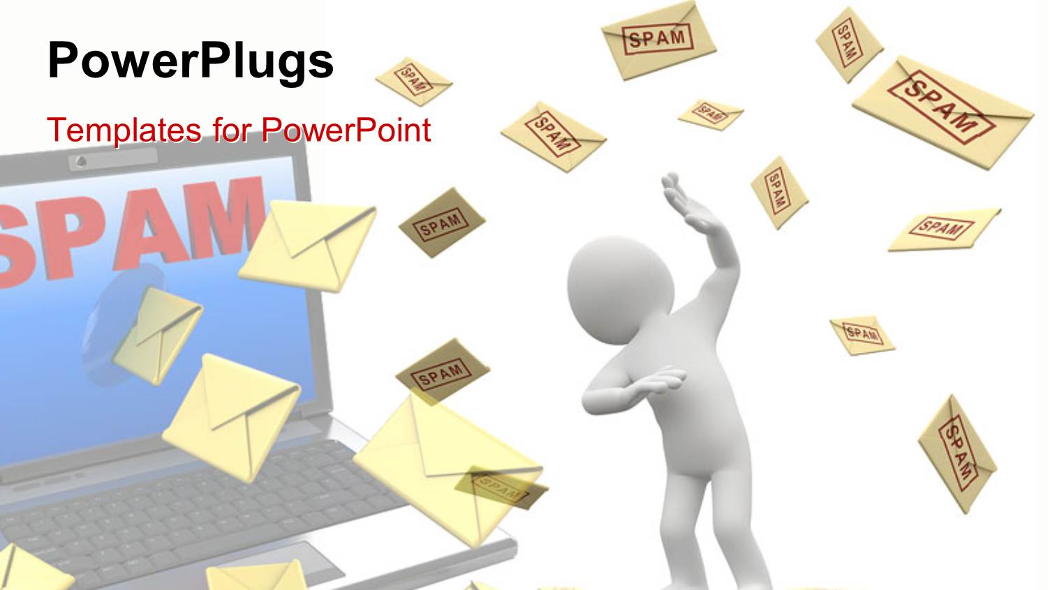 a Person with a Number of Emails and Place for Text