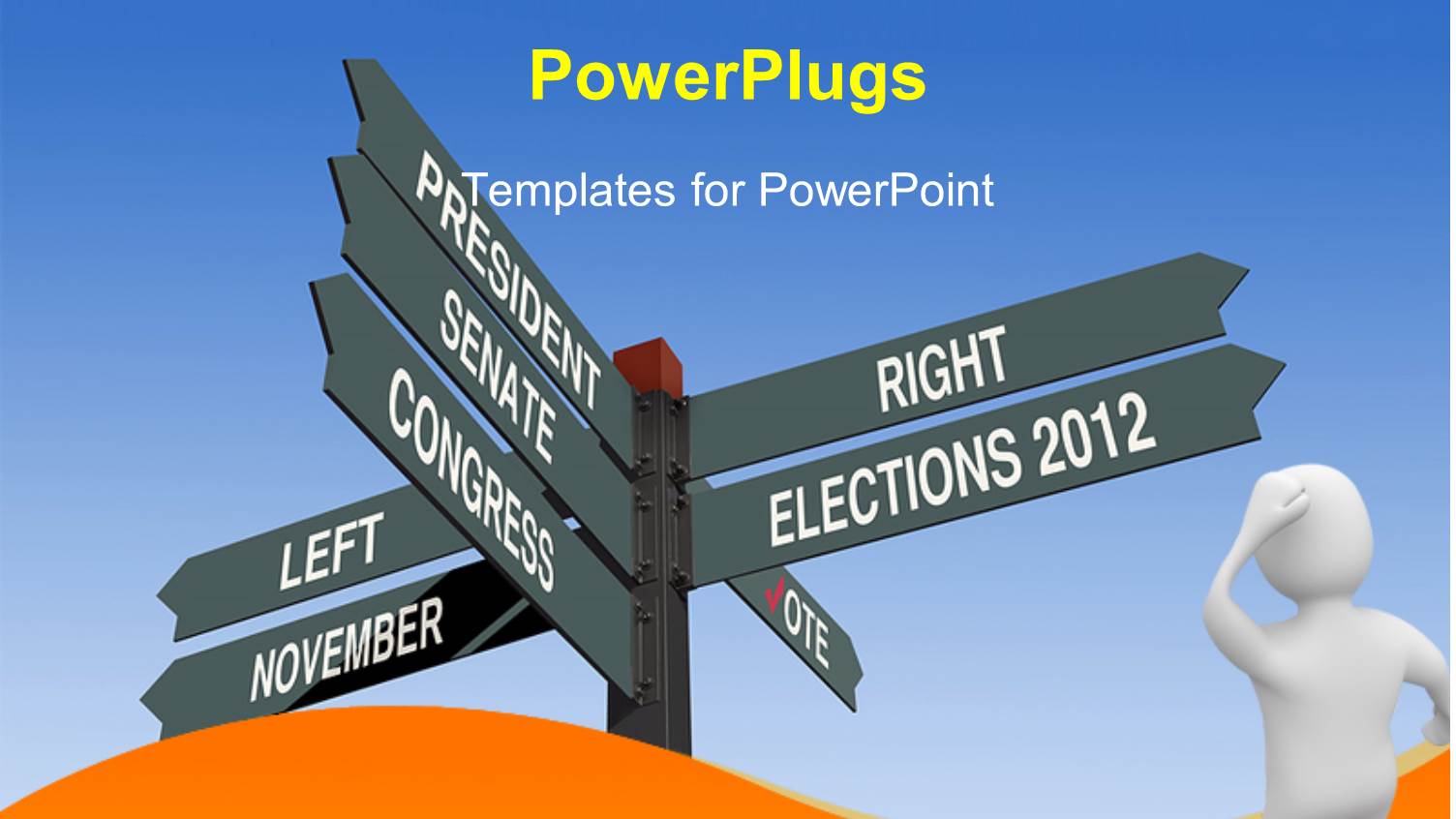 a Person with a Number of Signs Confusing him