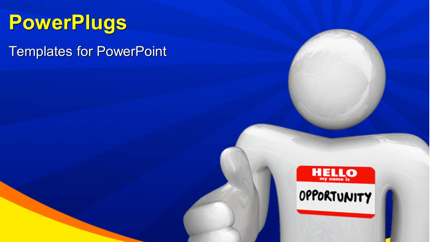 Person Offering Handshake Representing New Opportunities with Blue Rays