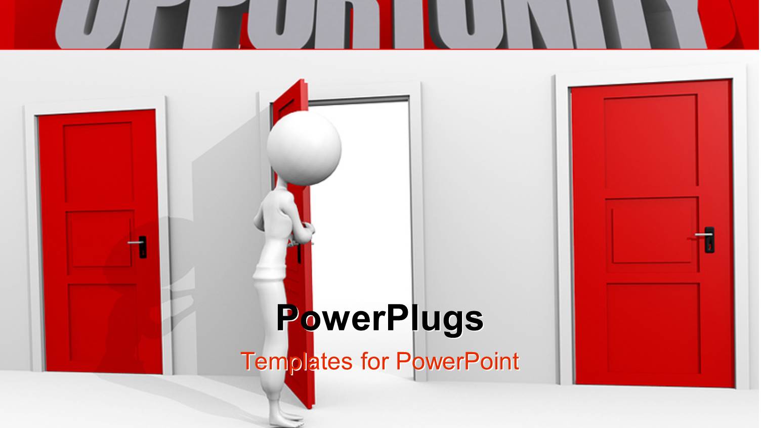 a Person Opening the Door Along with Two Door which are Locked