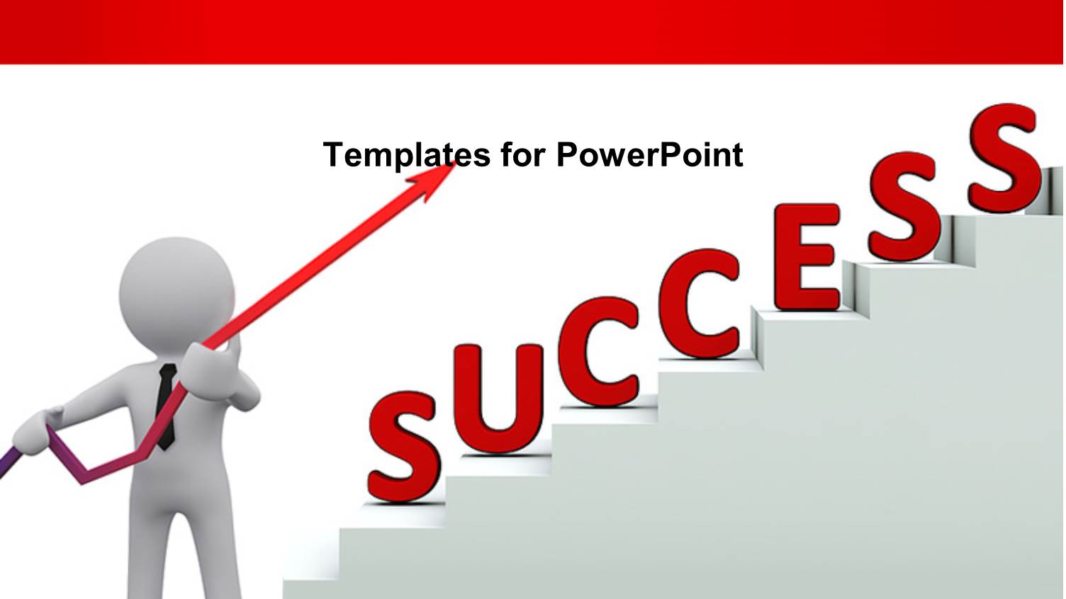 a Person Pointing Towards the Success