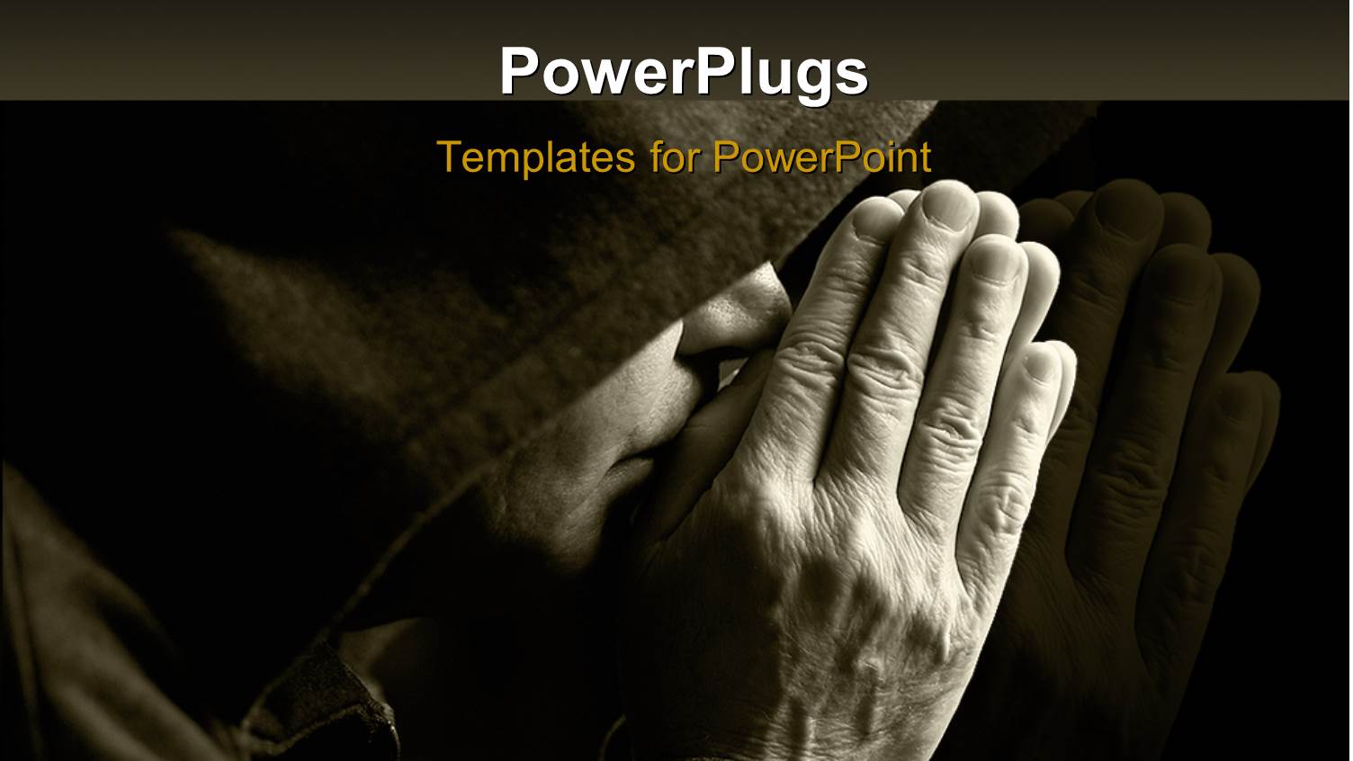 a Person Praying in the Dark