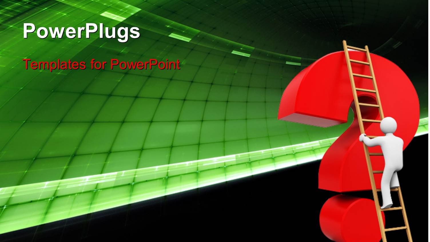 a Person with a Question Mark and a Ladder