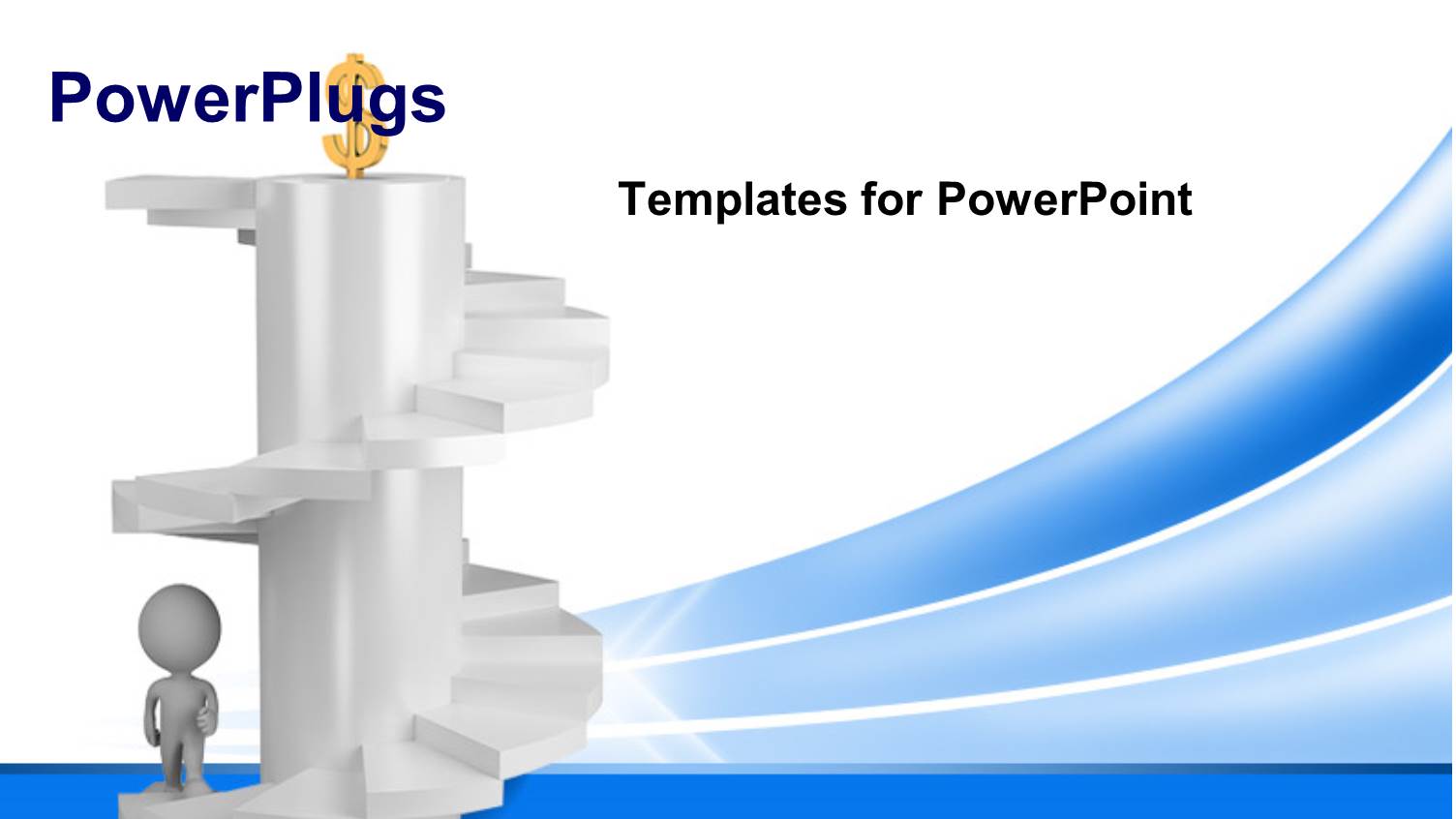 a Person Ready to Climb the Stairs and Reach the Money