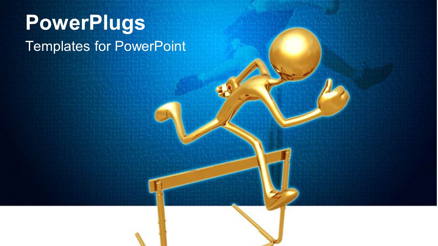 a Person Running in a Hurdle Race