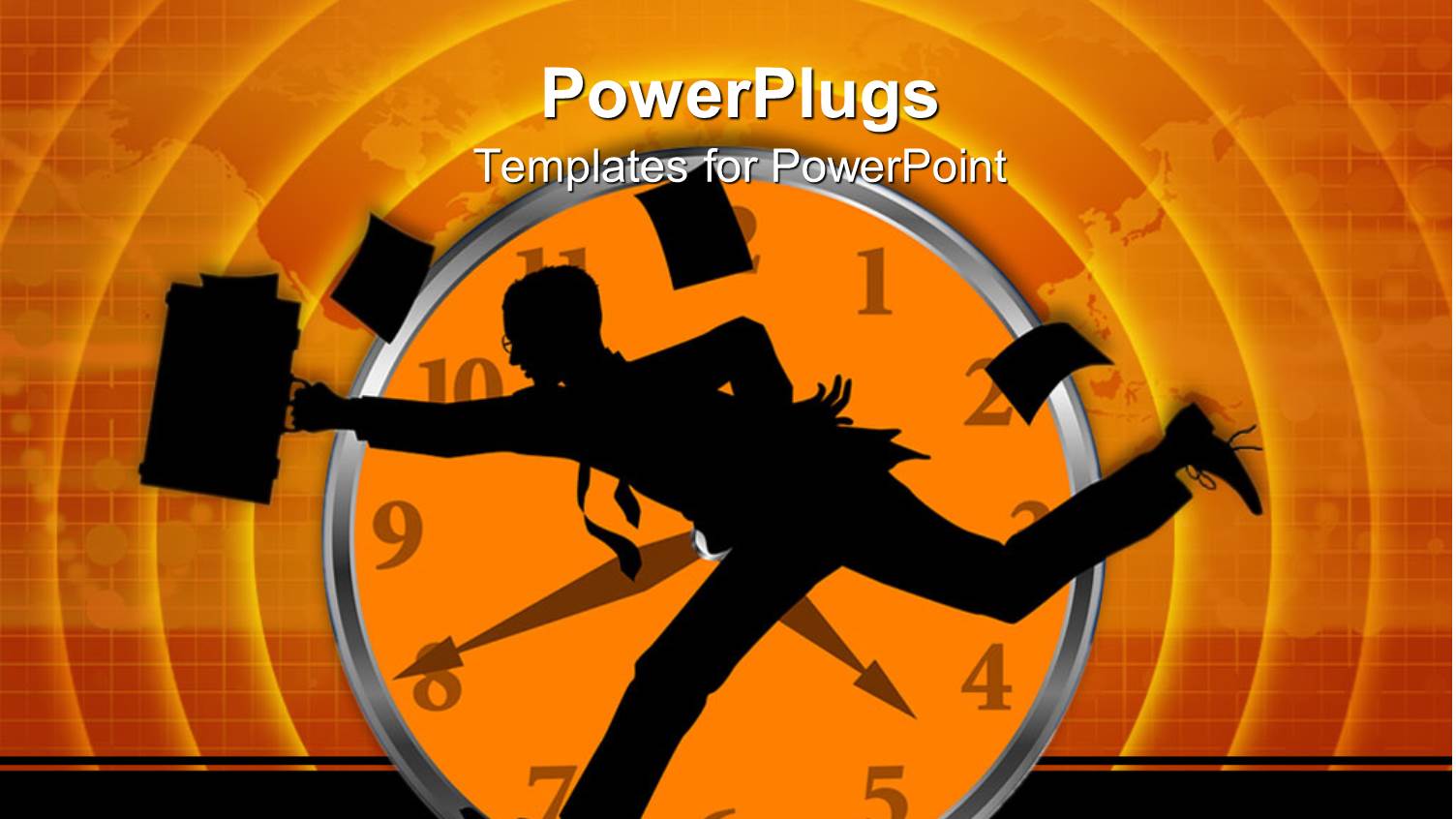 a Person Running as he is Late for Work