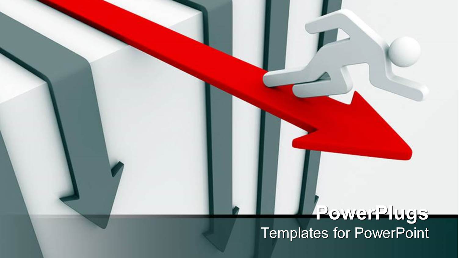 a Person Running in One Direction