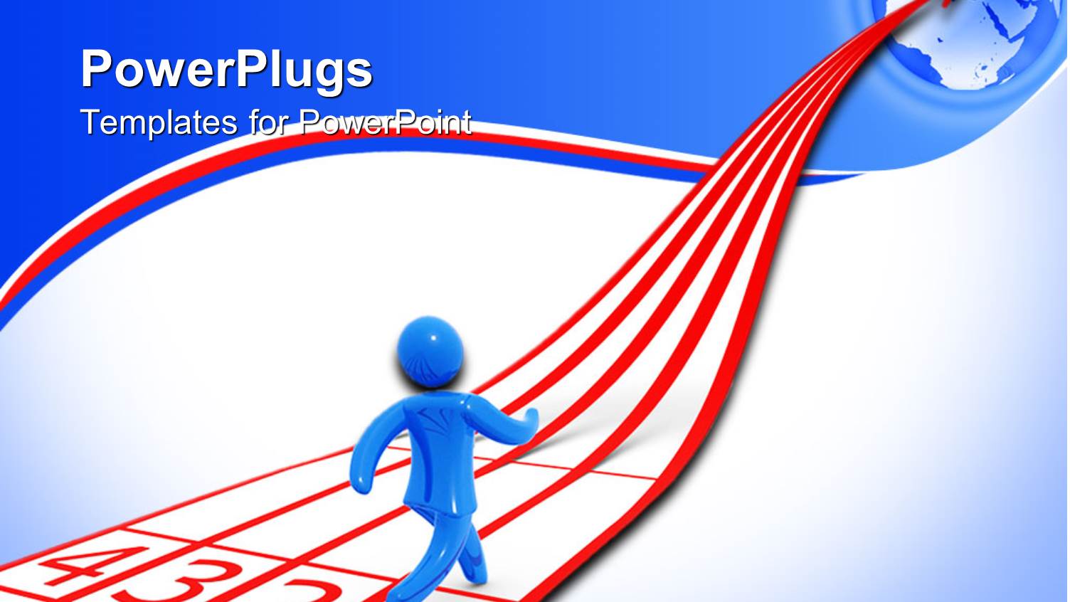 a Person Running on a Racing Track